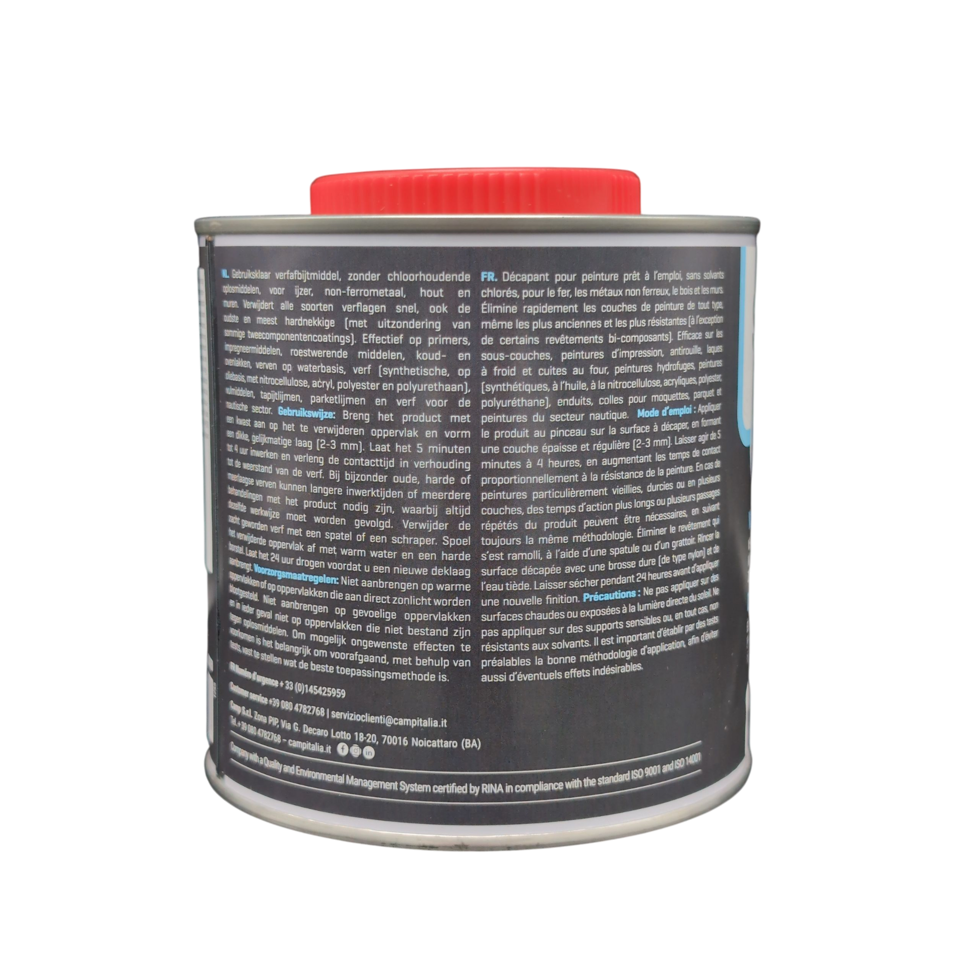 CAMP Stripgel 750 ml verfafbijter, verwijdert alle soorten verf achterkant