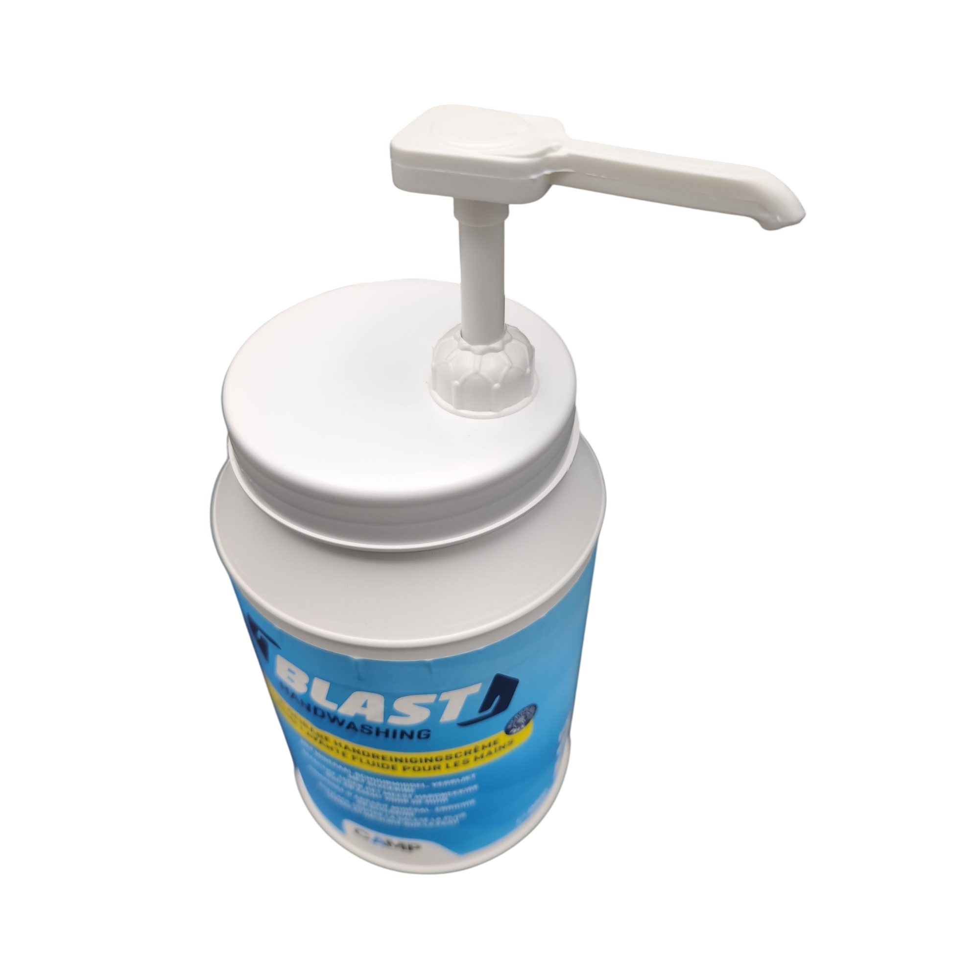 CAMP BLAST Handwashing vloeibare handreinigingscrème pomp close-up