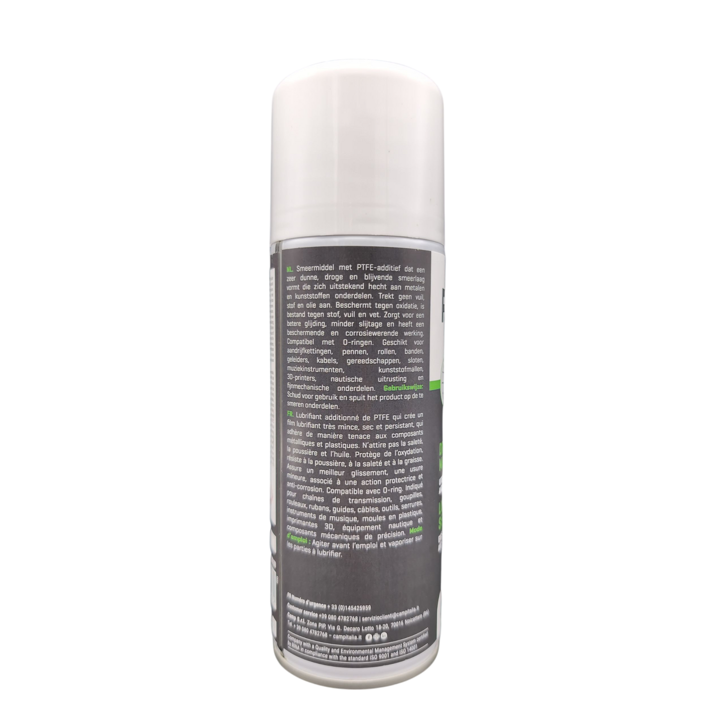 CAMP PTFE dry droogsmeermiddel met ptfe gebruikswijze