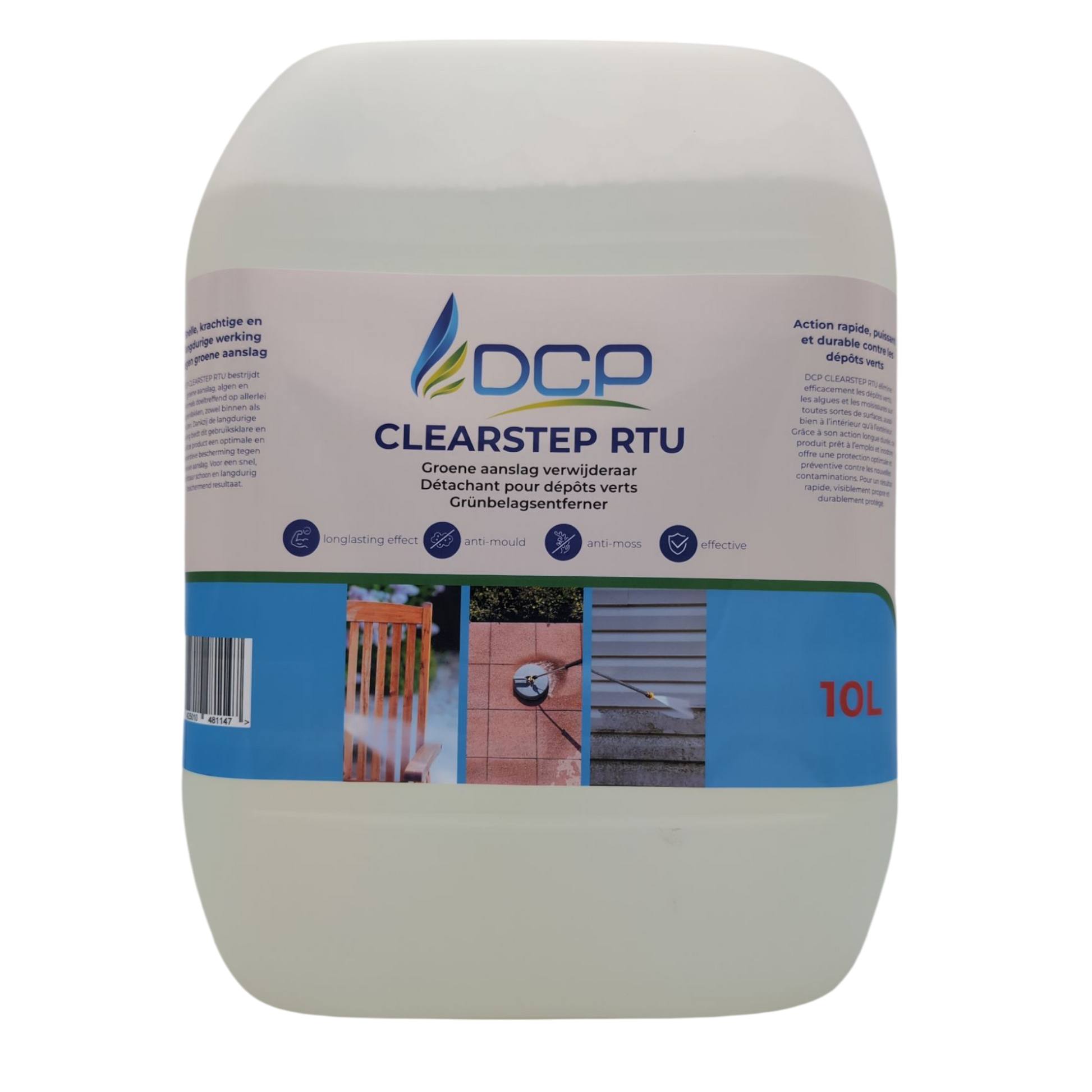 DCP ClearStep RTU 10L Ready-2-use Green Deposit Remover