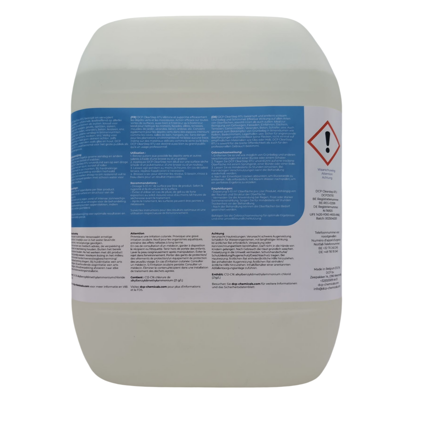 DCP ClearStep RTU 10L Ready-2-use Green Deposit Remover