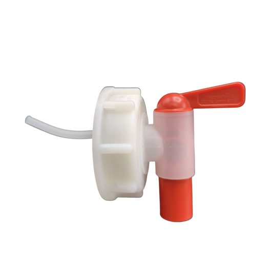 Dispensing tap for jerrycans DIN61