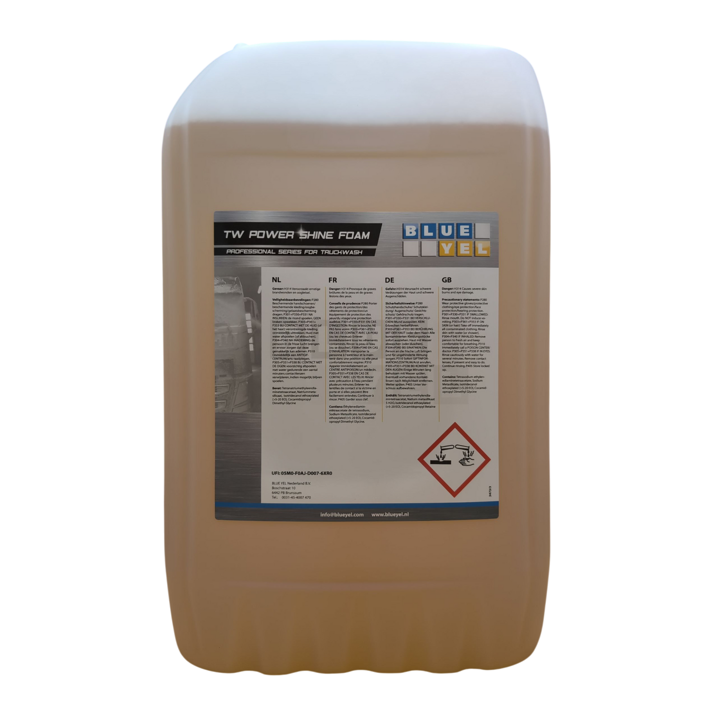 Blue Yel Truckwash Power Shine Schaum 25L