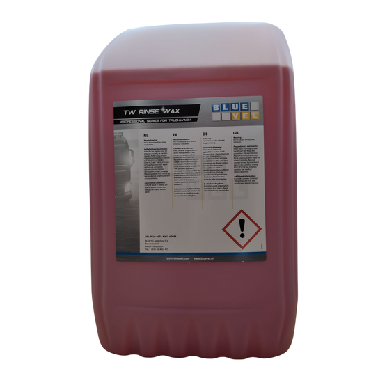 Blue Yel Truckwash Cire de rinçage 25L