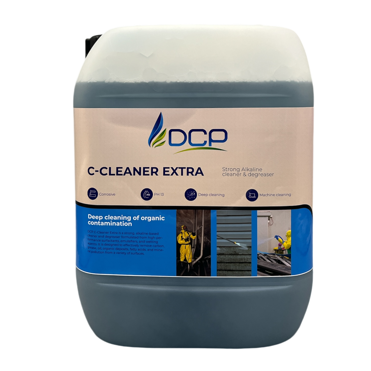 DCP's powerful alkaline-based cleaner and degreaser for effective cleaning