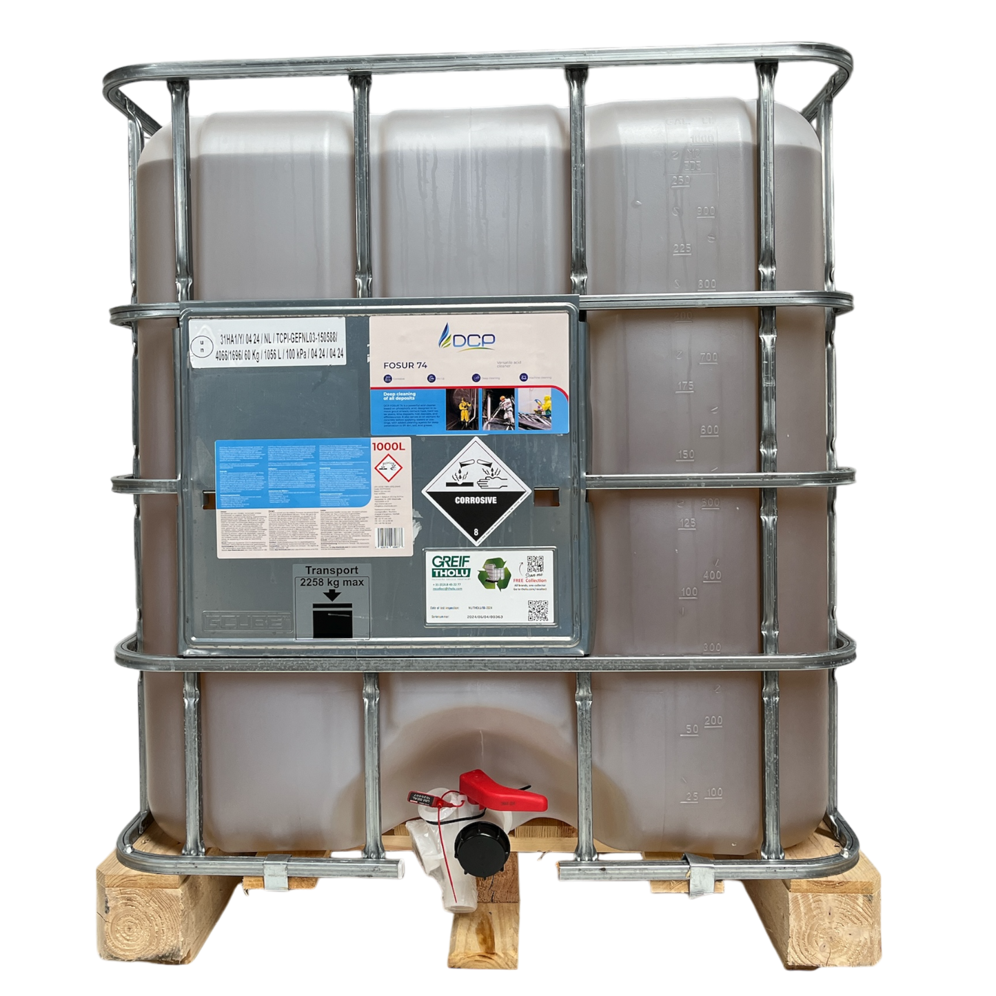 Large industrial IBC of DCP Fosur 74.