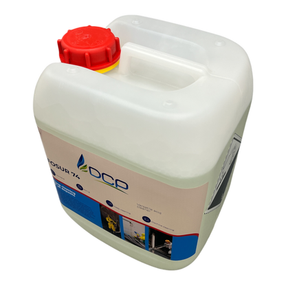 Versatile acid cleaner based on phosphoric acid, designed to remove grout smears, cement haze, hard water stains, lime deposits, rust deposits, and efflorescence