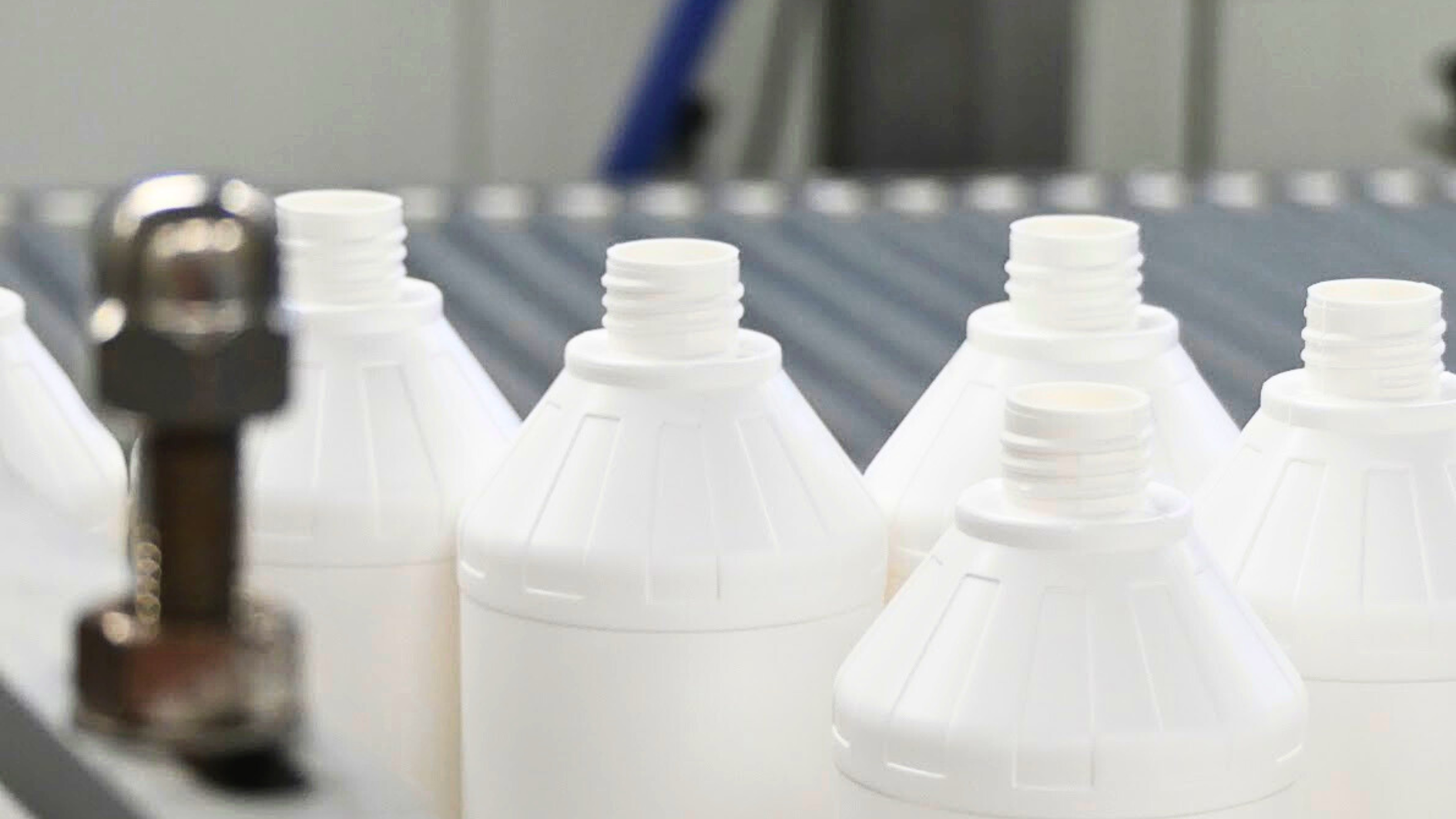 Empty bottles for industrial cleaning DCP